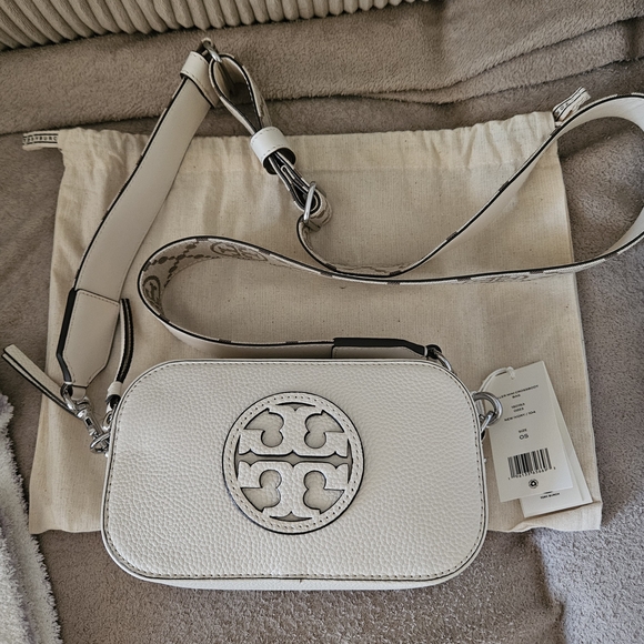 Tory Burch White Leather Crossbody Bag - Picture 7 of 7